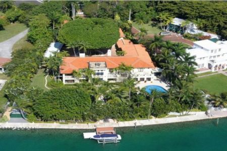 Rosie O'Donnell's massive house at Miami, Star Island.